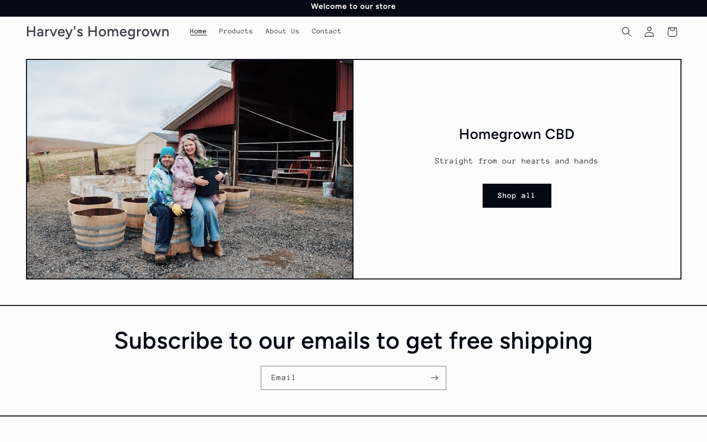 The current homepage